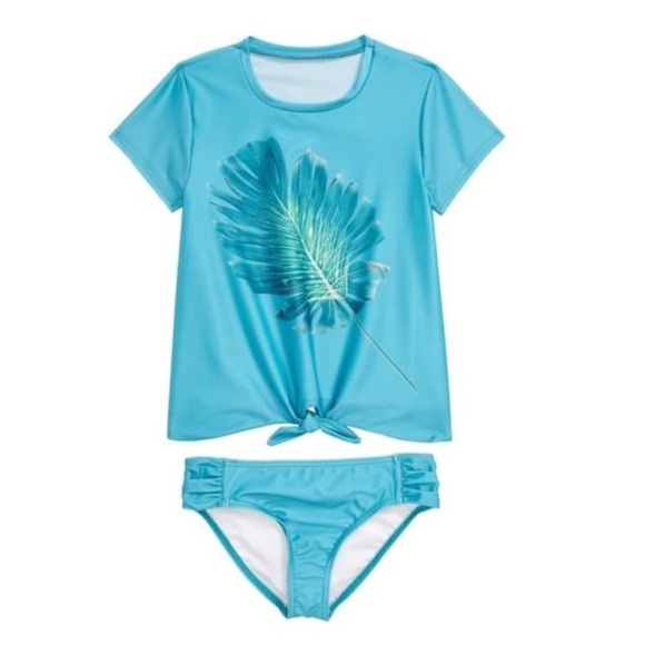 Heart and Harmony Sun Short Sleeve Rashguard 2-Piece - Picture 1 of 7